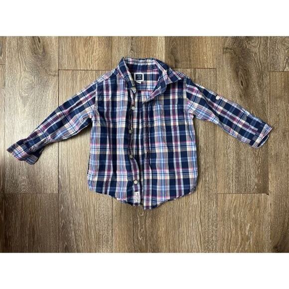 Janie and jack 18-24 Toddler Boys Button up shirt - Great for Fall! - Picture 1 of 2